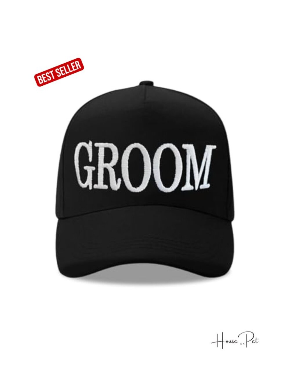 Personalized Groomsman Wedding Baseball Cap, Embroidered Best Man Hat